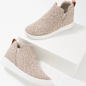Ryka Knit Leopard Print Sneaker Booties - Vera Exotic